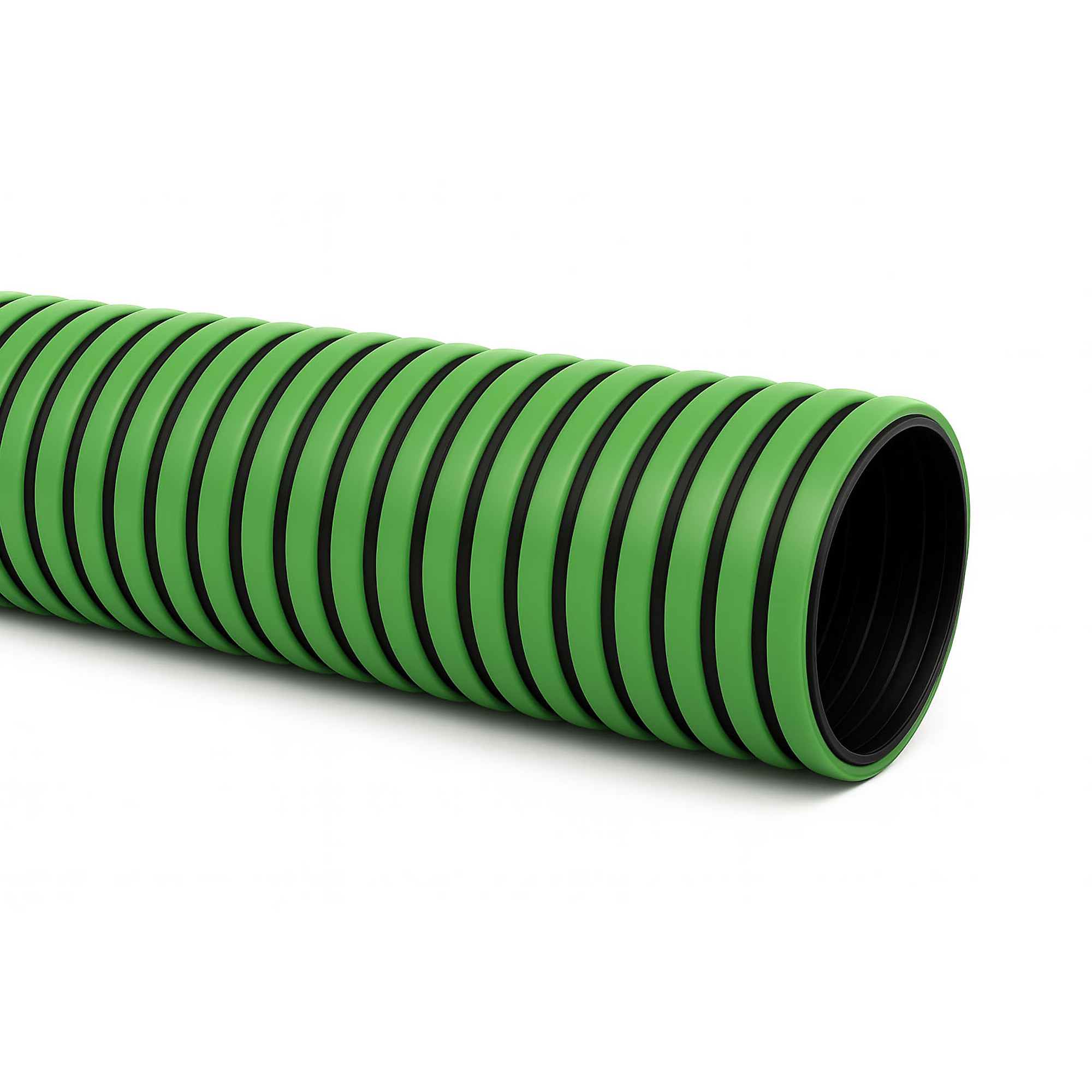 Capital Rubber 9904 Series All Weather Suction Hose, 3 inch X 60 feet, Bulk Uncoupled